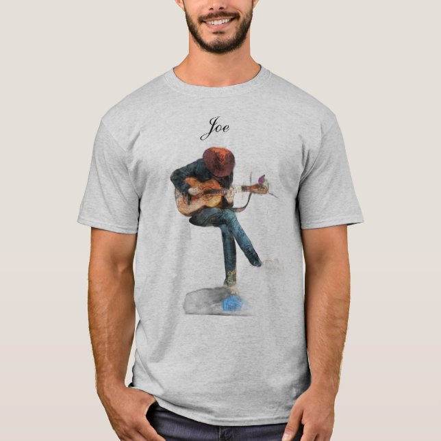 Der Gitarrenmann T-Shirt (Vorderseite)
