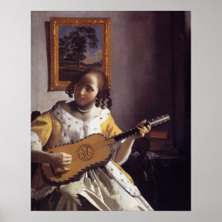 Der Gitarrenspieler Poster