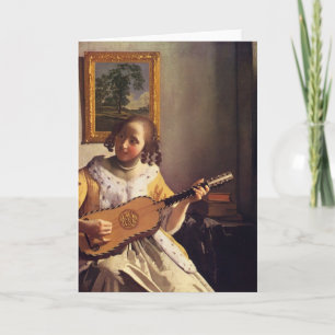 Der Gitarrist durch Johannes Vermeer Karte