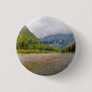 Der Glacier Nationalpark Montana Button