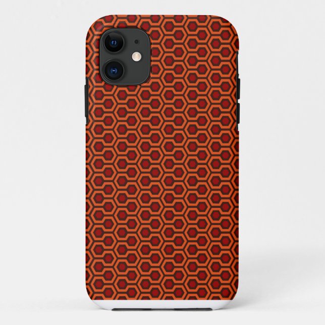 Der glänzende Retro Fall Case-Mate iPhone Hülle (Rückseite)