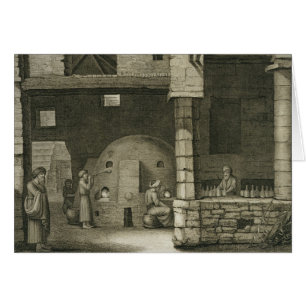 Der Glasflaschen-Hersteller, den Künsten von des