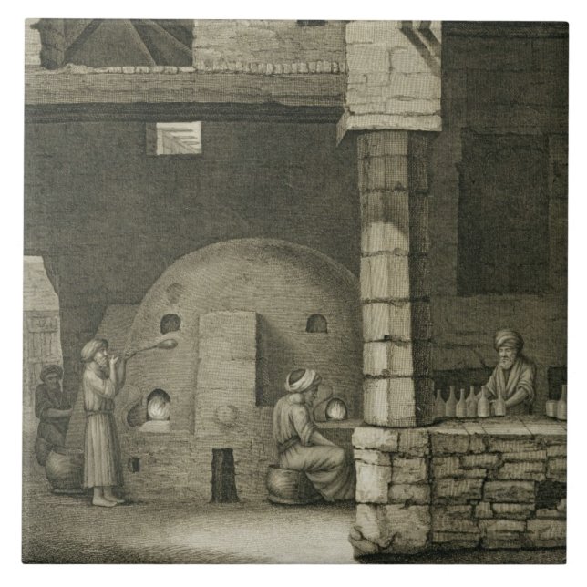 Der Glasflaschen-Hersteller, den Künsten von des Fliese (Vorderseite)