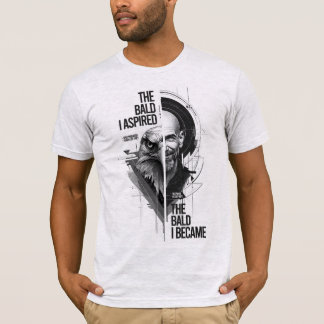 Der Glatzkopf, der ich wurde – Premium Grafik T-Sh T-Shirt