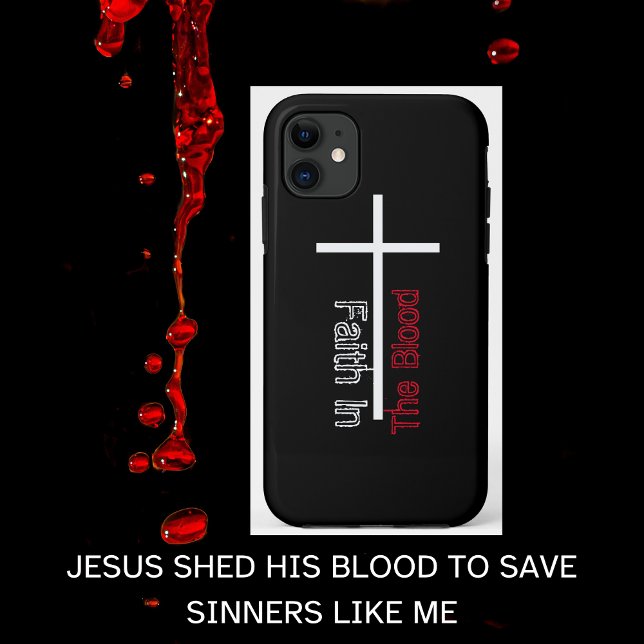 Der Glaube an das Christliche Blutkreuz Case-Mate iPhone Hülle (Christian iPhone Case )