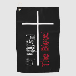 Der Glaube an das Christliche Blutkreuz Golfhandtuch