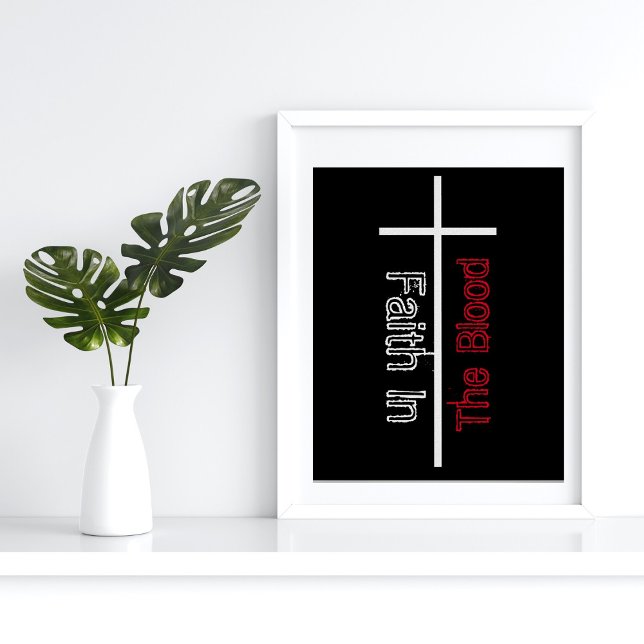 Der Glaube an das Christliche Blutkreuz Poster (Von Creator hochgeladen)