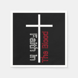 Der Glaube an das Christliche Blutkreuz Serviette