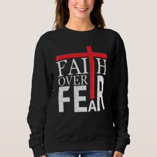 Der Glaube an das Christliche Kreuz der amerikanis Sweatshirt
