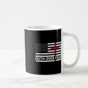 Der Glaube an die Angst vor der US-Flagge Amerikas Kaffeetasse