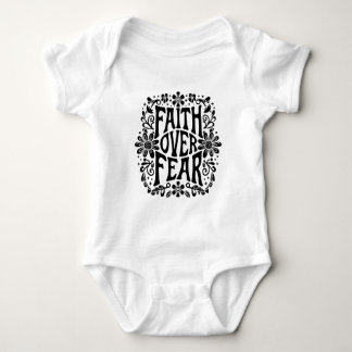 Der Glaube an die Angst wird Christlich Baby Strampler
