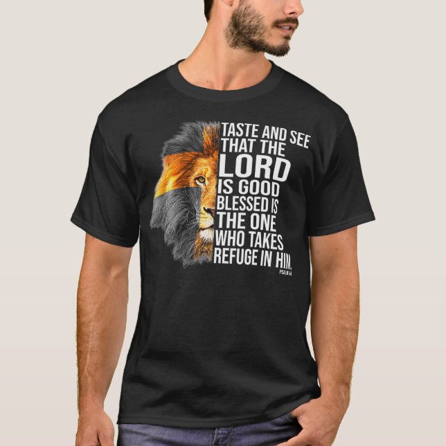 Der Glaube an Gott Psalm Christliche Bibel T-Shirt (Vorderseite)