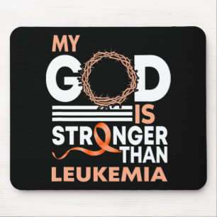 Der Glaube an meinen Gott ist stärker als das Bewu Mousepad