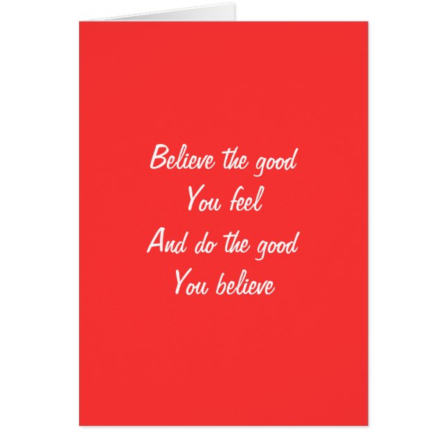 Der Glaube an sich (Vorne)