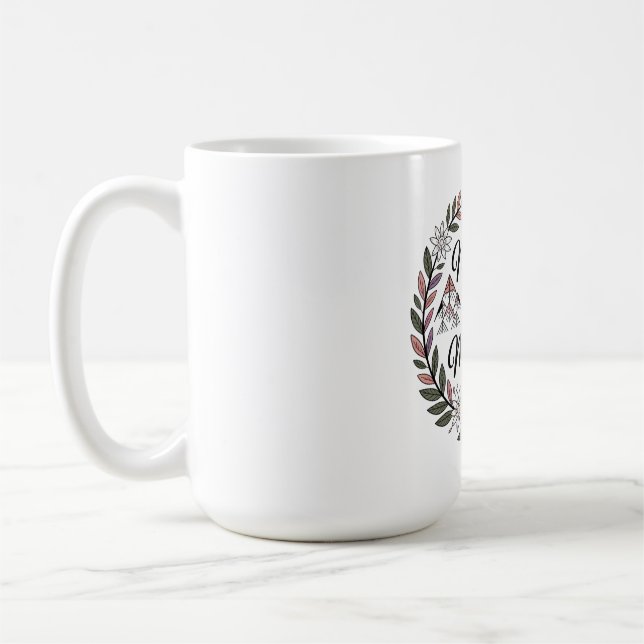 Der Glaube einer Mutter bewegt Berge Kaffeetasse (Links)