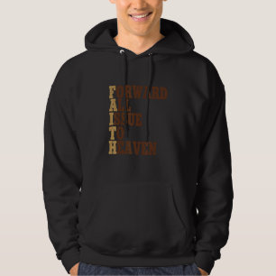 Der Glaube gibt dem Himmel das Christliche Gebet w Hoodie