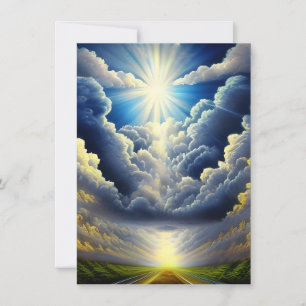 Der Glaube ist eine mächtige Kraft, die den Mensch Mitteilungskarte