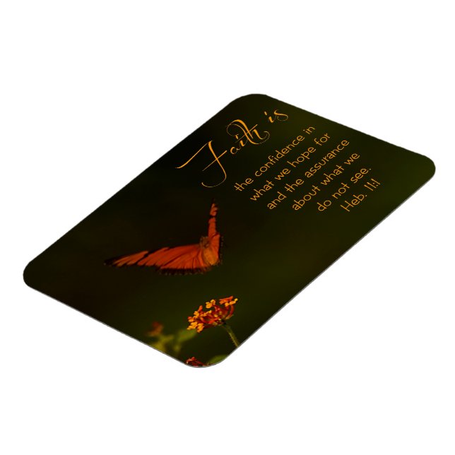 Der Glaube ist...Inspirationsskriptur Magnet (Linke Seite)