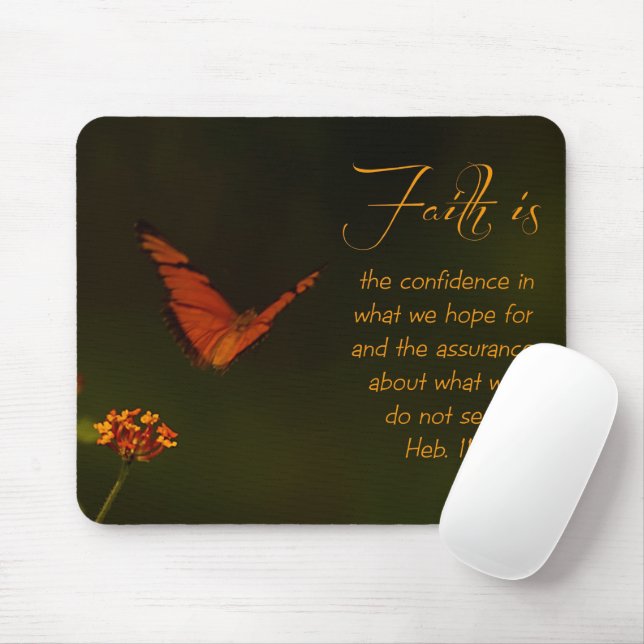 Der Glaube ist...Inspirationsskriptur Mousepad (Mit Mouse)
