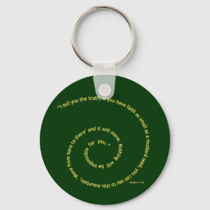 Der Glaube ist klein wie ein Senfsamen Schlüsselanhänger