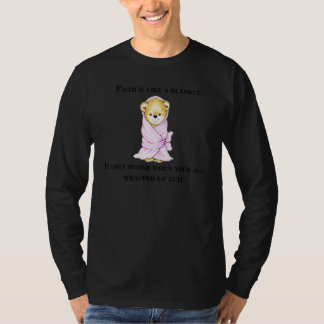 Der Glaube ist wie ein Deckblatt für die Liebe des T-Shirt