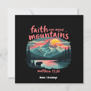 Der Glaube kann die Berge bewegen Matthew 17:20 Bi Einladung