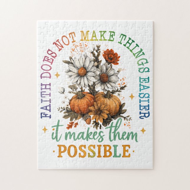 Der Glaube nicht... Puzzle (Vertikal)