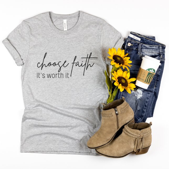 Der Glaube T - Shirt für Frauen - Vertrauen wählen (Von Creator hochgeladen)