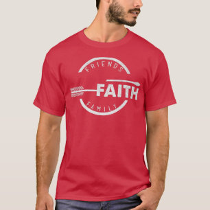 Der Glaube und die Familie Christlich T-Shirt