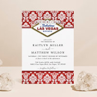 Der Glitzer Damask Las Vegas Wedding Collection