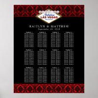 Der Glitzer Damask Las Vegas Wedding Collection