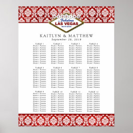 Der Glitzer Damask Las Vegas Wedding Collection Poster