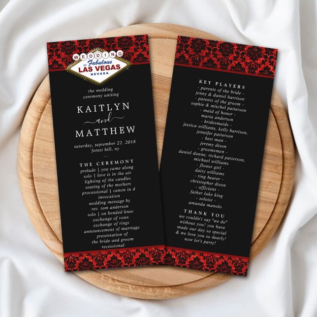 Der Glitzer Damask Las Vegas Wedding Collection Programm (Von Creator hochgeladen)