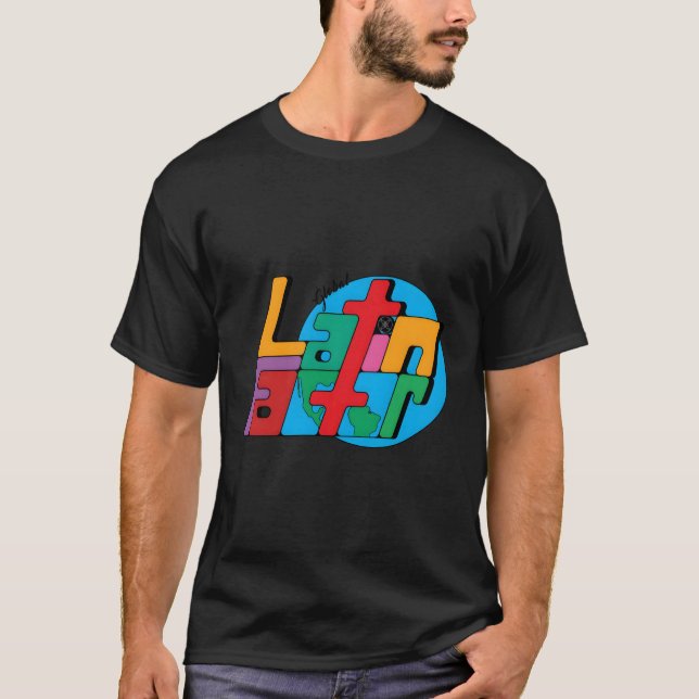 Der globale lateinische Faktor T-Shirt (Vorderseite)