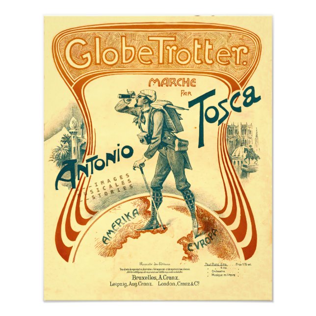 Der Globe Trotter Fotodruck (Vorne)