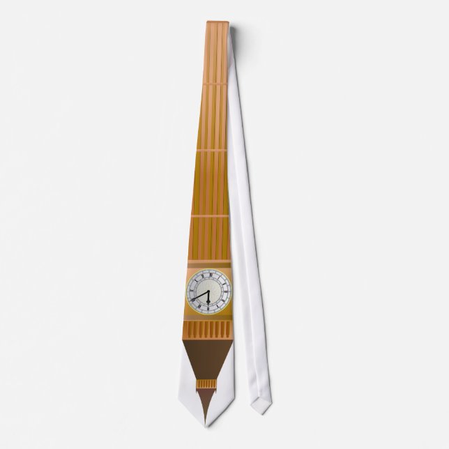 Der Glockenturm & Big Ben Krawatte (Vorderseite)