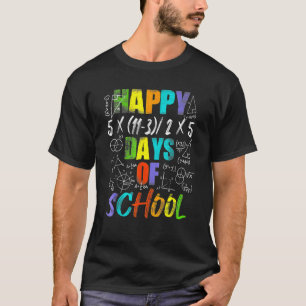 Der glückliche 100. Tag der Gleichung der Schulen T-Shirt