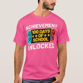 Der glückliche 100. Tag der Schulleistung Entsperr T-Shirt