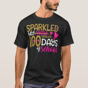 Der glückliche 100. Tag spaltete mir bis zu 100 Ta T-Shirt