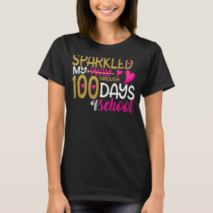 Der glückliche 100. Tag spaltete mir bis zu 100 Ta T-Shirt