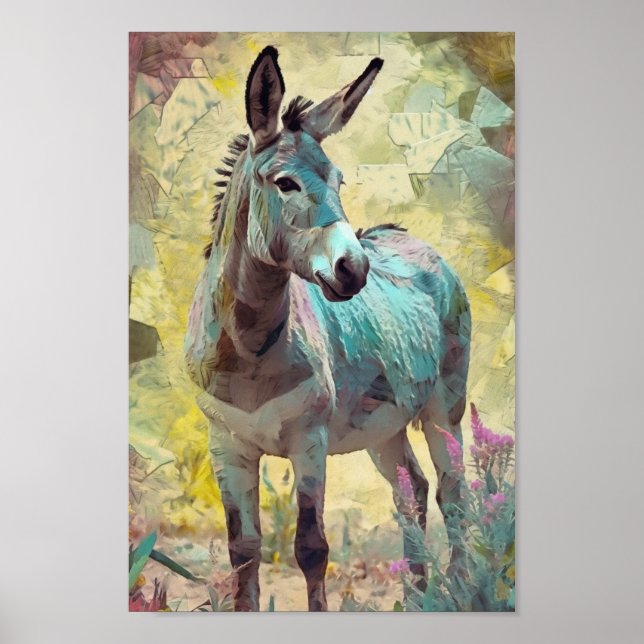 Der glückliche Donkey Poster (Vorne)