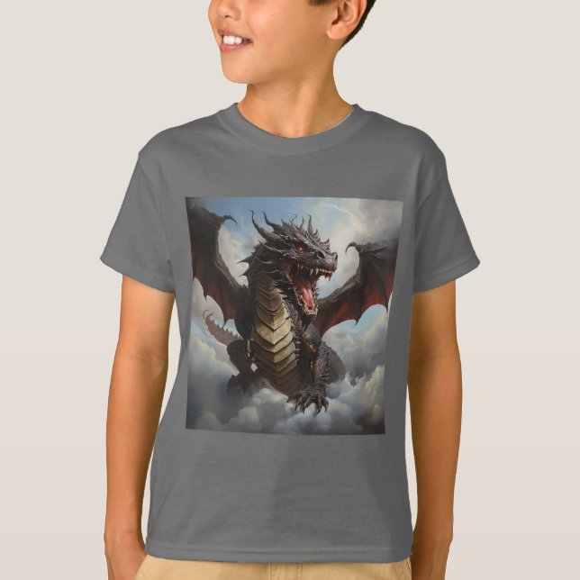 Der glückliche Drache T-Shirt (Vorderseite)