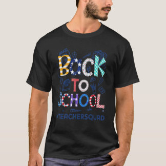 Der glückliche erste Schullehrertag kam zurück zum T-Shirt