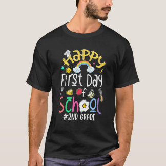 Der glückliche erste Schultag der zweiten Schulstu T-Shirt