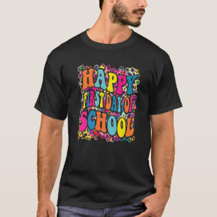 Der glückliche erste Schultag für Lehrer Leopard K T-Shirt