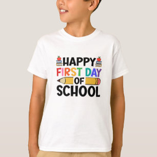 Der glückliche erste Schultag T-Shirt