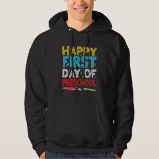 Der glückliche erste Tag der Preschool-Lehrerin zu Hoodie
