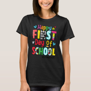 Der glückliche erste Tag der Schule 5. Klasse zurü T-Shirt