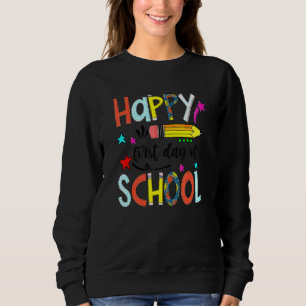 Der glückliche erste Tag der Schulschulpädagogik K Sweatshirt