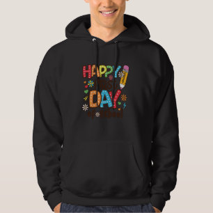 Der glückliche erste Tag des Lehrers kinder wieder Hoodie
